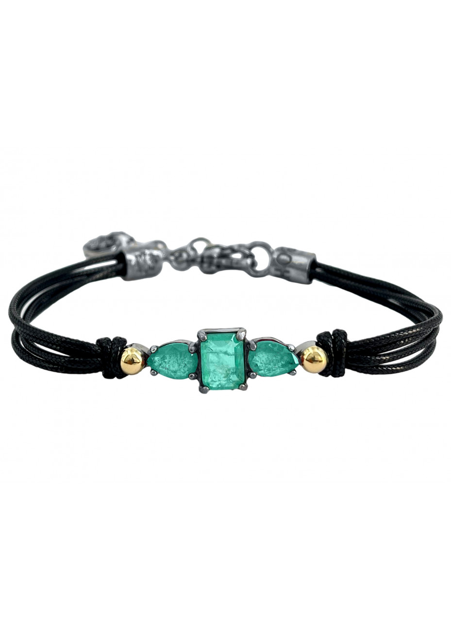 Pulsera BOHEMME plata y oro