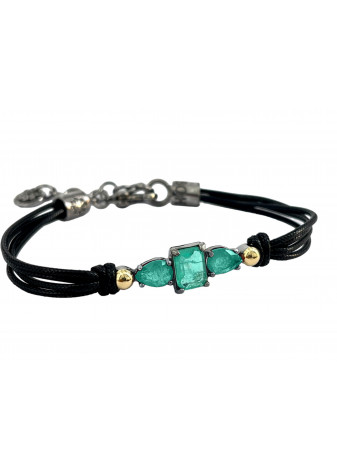 Pulsera BOHEMME plata y oro