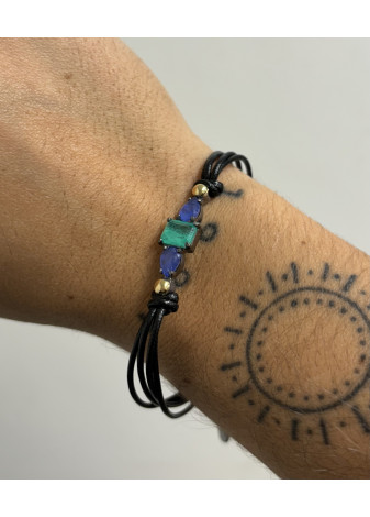 Pulsera BOHEMME plata y oro