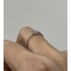 Anillo oro blanco y diamantes de laboratorio 0,22cts