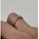 Anillo de platino con diamantes 0,55