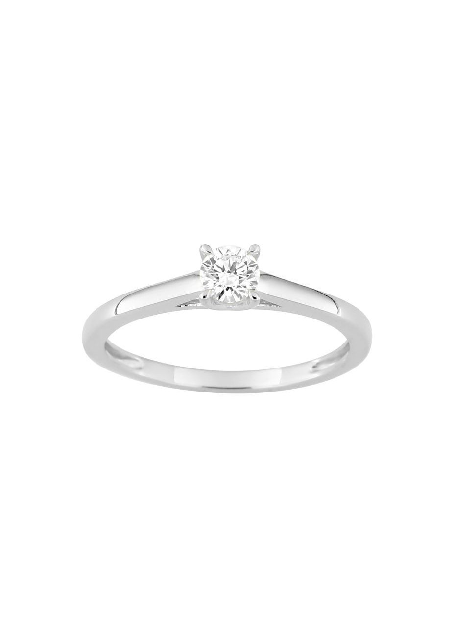 Solitario y diamante de laboratorio de 0,25CT