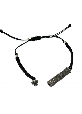 Pulsera porta cenizas columna Virgen del Pilar de plata