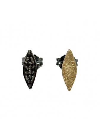 Pendientes de oro amarillo,...