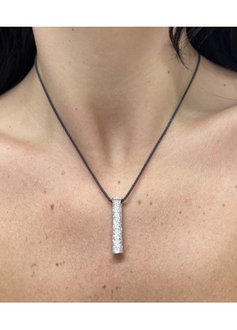 Colgante columna plata Virgen del Pilar