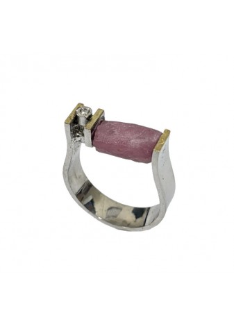 Anillo de plata, oro...