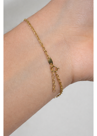 Pulsera Virgen del Pilar oro amarillo