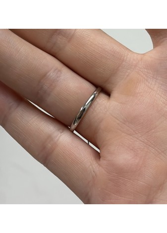 Solitario platino con diamante de 0,56ct