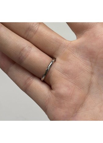 Solitario platino con diamante de 0,24ct