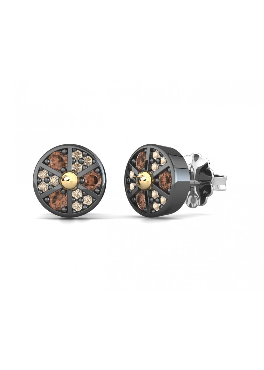 Pendientes de plata y oro